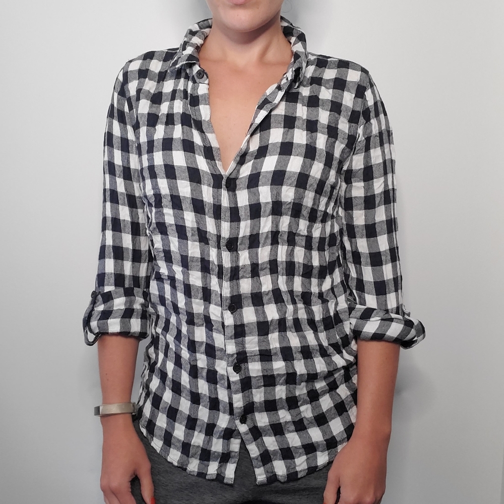 Checkered Button Up - Picture 4 of 5